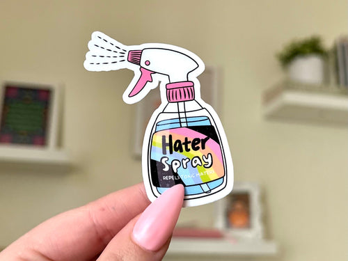 Hater Spray sticker