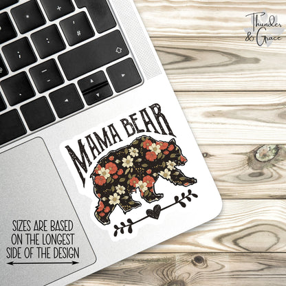 Mama Bear sticker, best mom ever – view 2