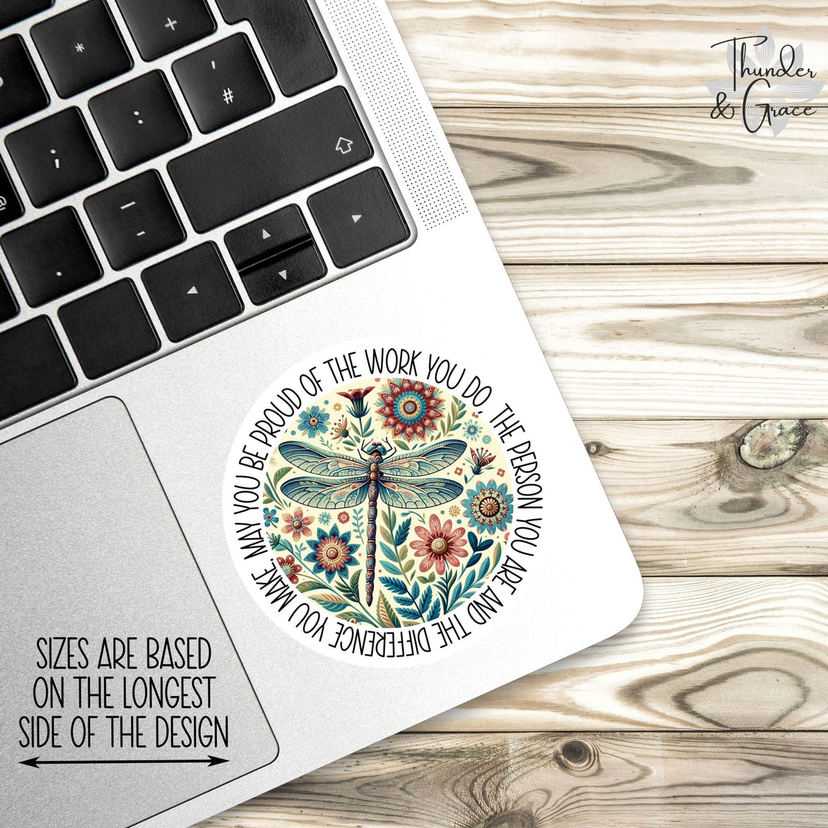 May You Be Proud of the Work You Do sticker, social worker – view 2