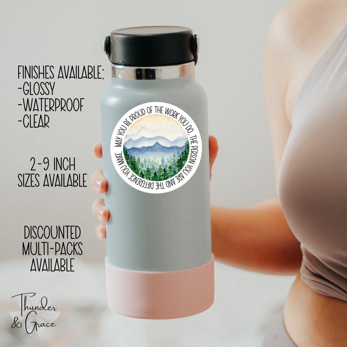 May You Be Proud of the Work You Do sticker – view 3