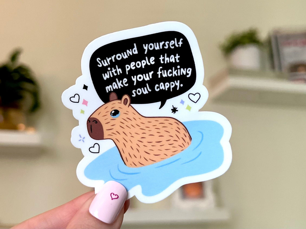 Capybara sticker