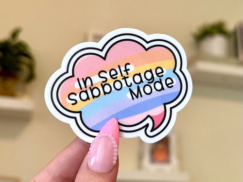 Self Sabotage Mood sticker