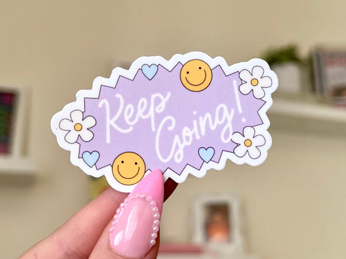 Keep Going sticker