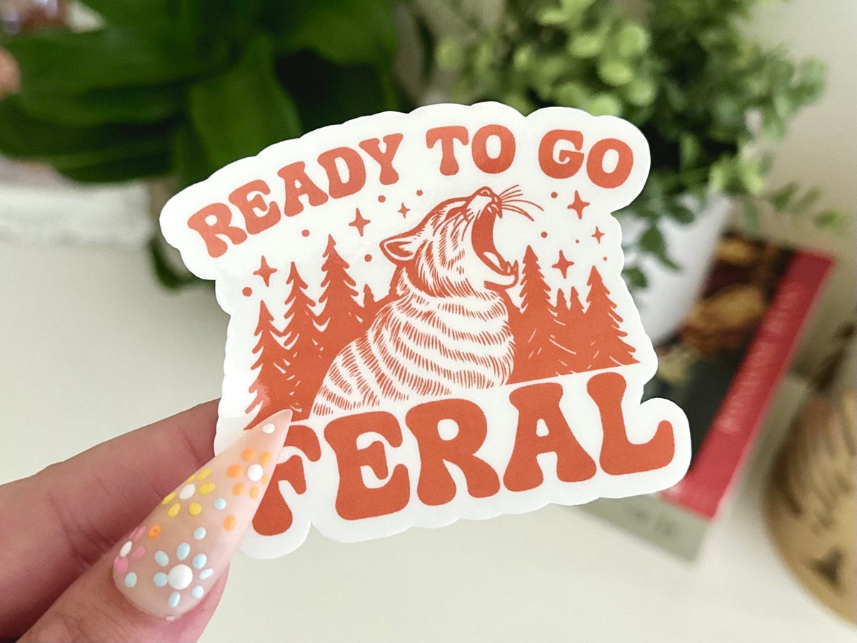 Ready to Go Feral sticker