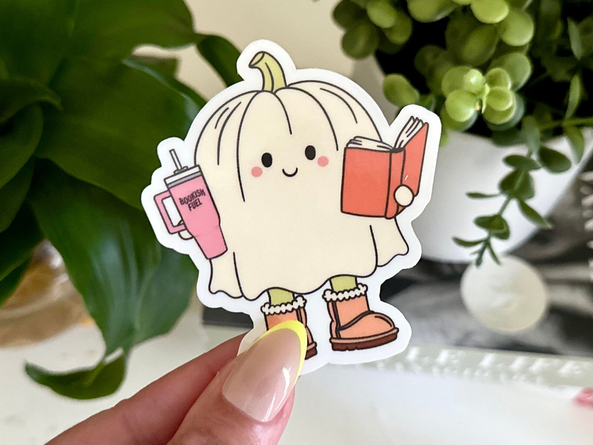 Bookish Ghost sticker