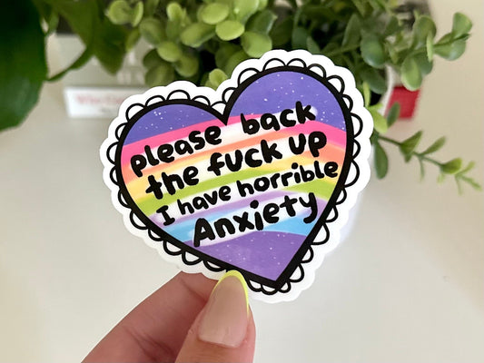 Anxiety Quote sticker