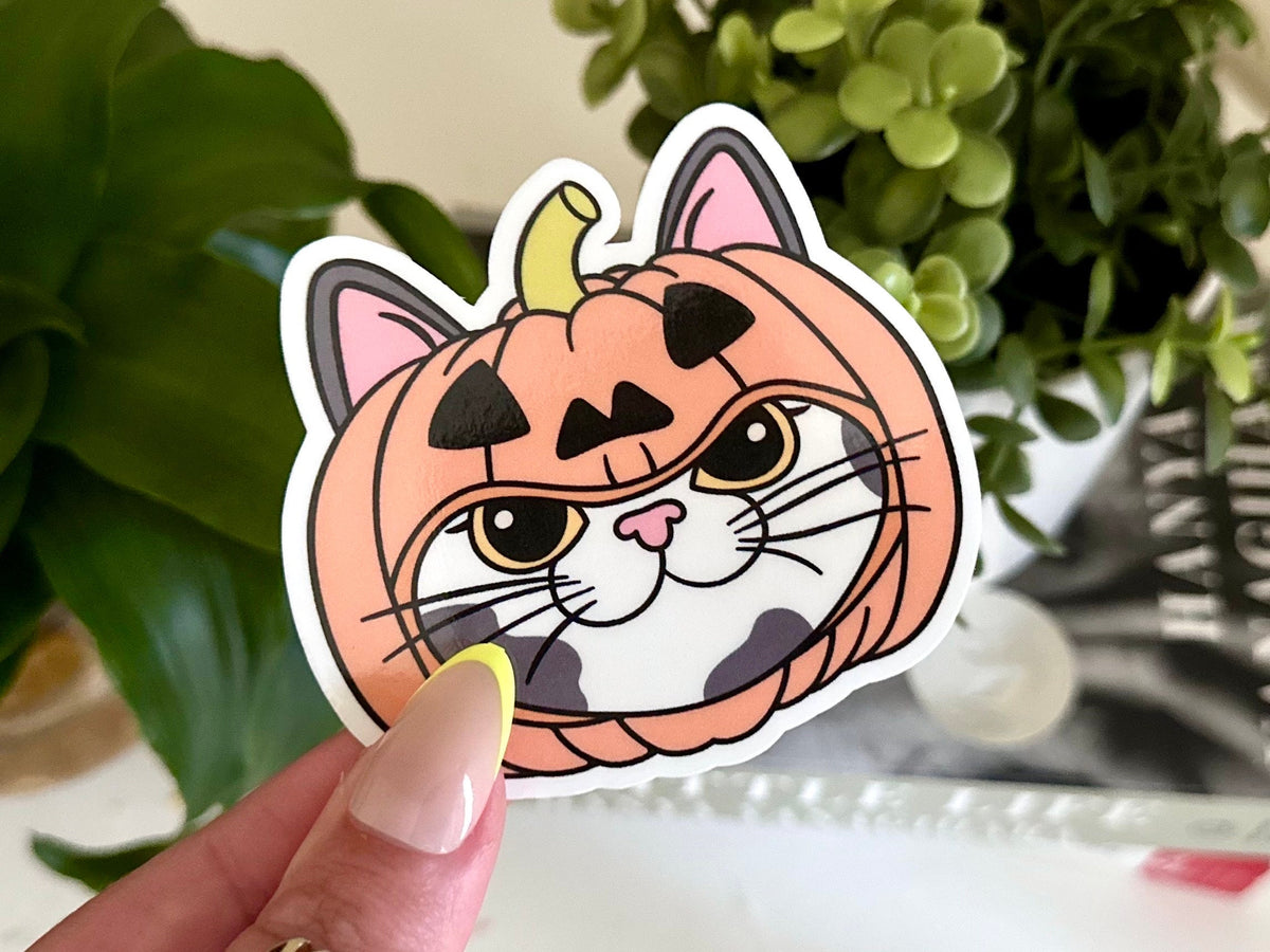 Pumpkin Cat sticker