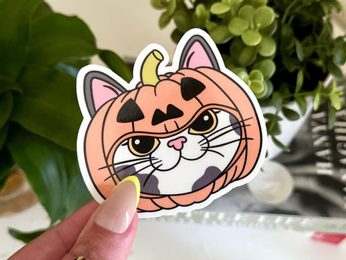 Pumpkin Cat sticker