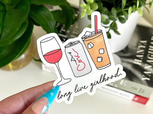 Long Live Girlhood sticker