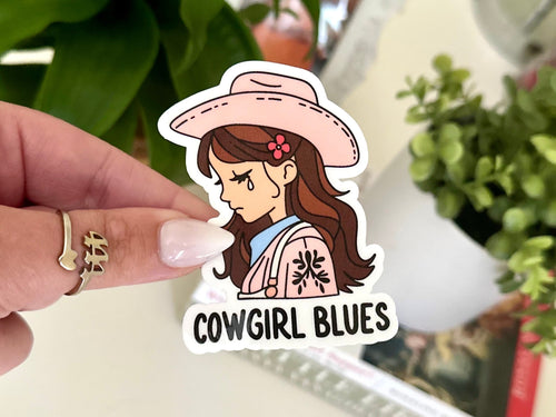 Cowgirl Blues sticker