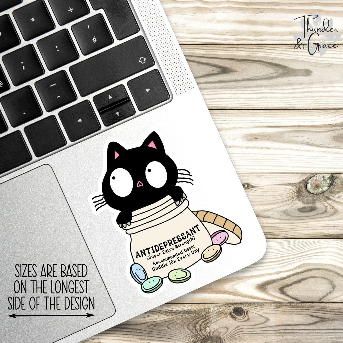 Cat Antidepressant sticker – view 2