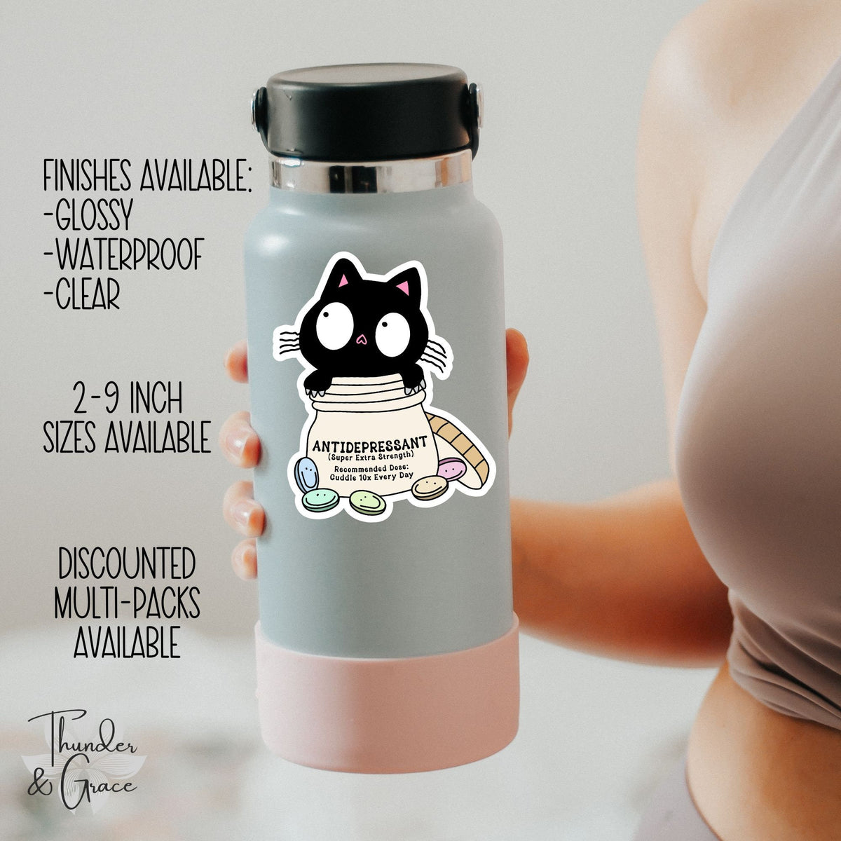 Cat Antidepressant sticker – view 3