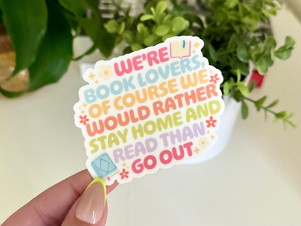 Book Lover sticker