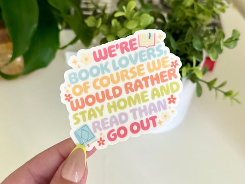 Book Lover sticker
