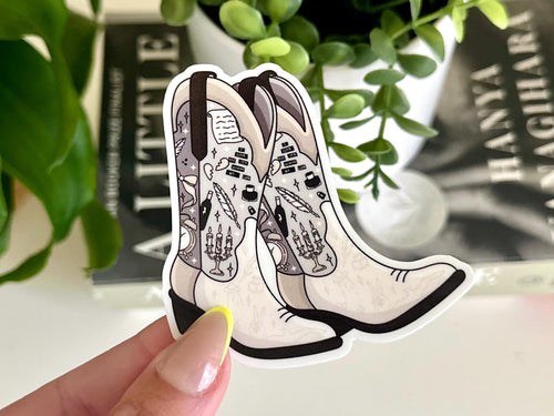 Tortured Cowboy Boots sticker