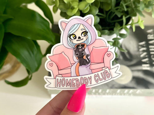 Homebody Club sticker