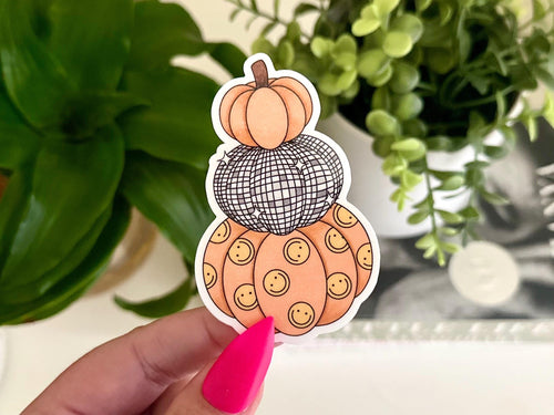 Disco Groovy Pumpkins sticker