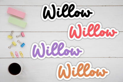 Custom Teacher Name Sticker by Stickreews