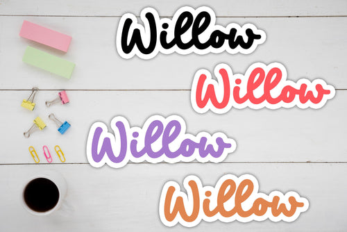 Custom Teacher Name Sticker by Stickreews