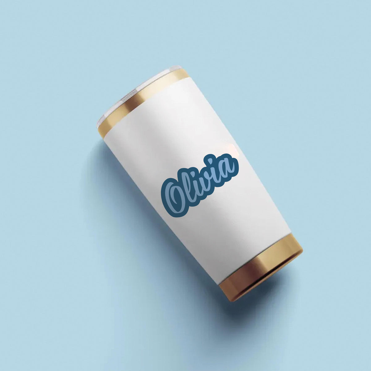 Custom colorful name stickers shown in seven different font styles – view 2