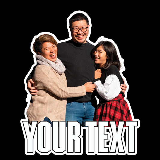 Custom die-cut photo sticker made from your own picture