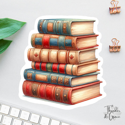 Stack of Books sticker