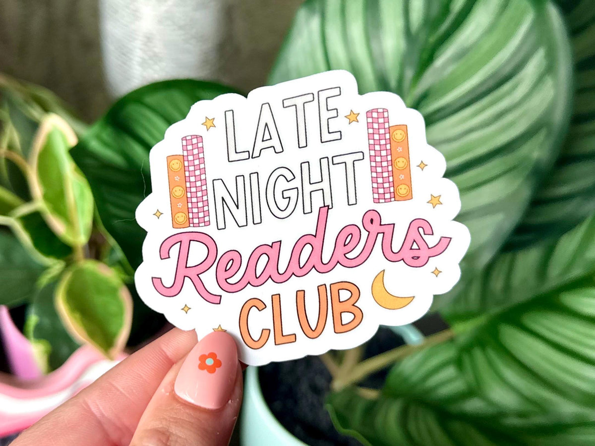 Late Night Readers Club sticker