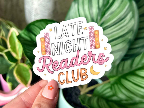 Late Night Readers Club sticker