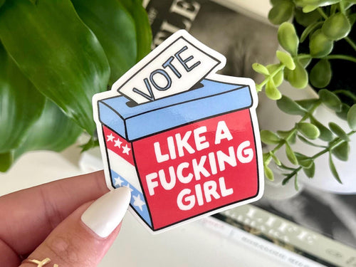 Vote Like a Girl sticker