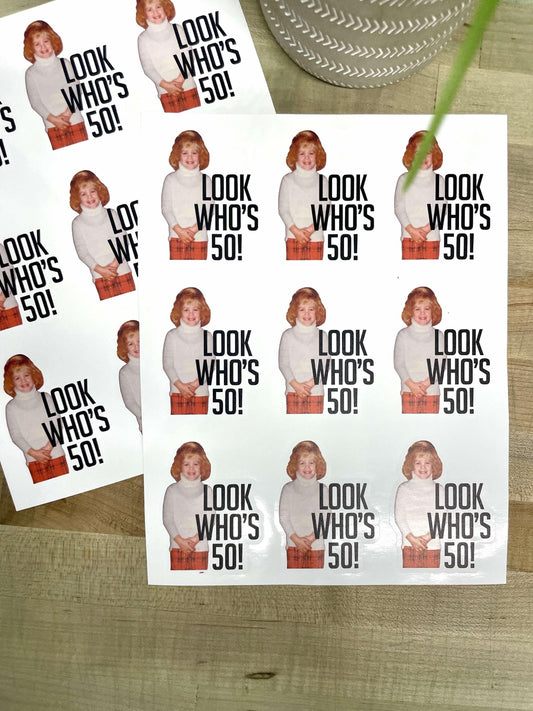 Custom Face sticker sheet
