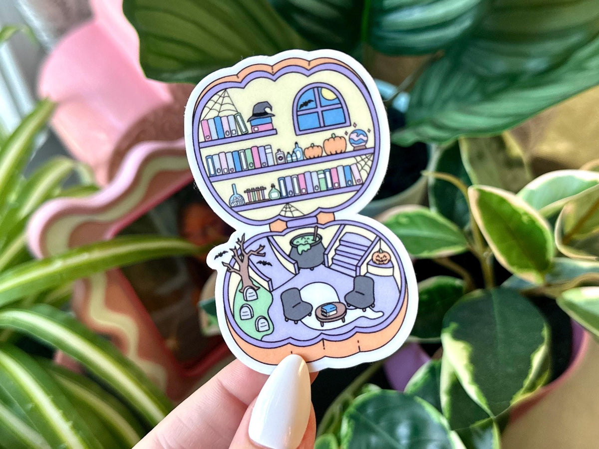Pumpkin Pocket Library sticker