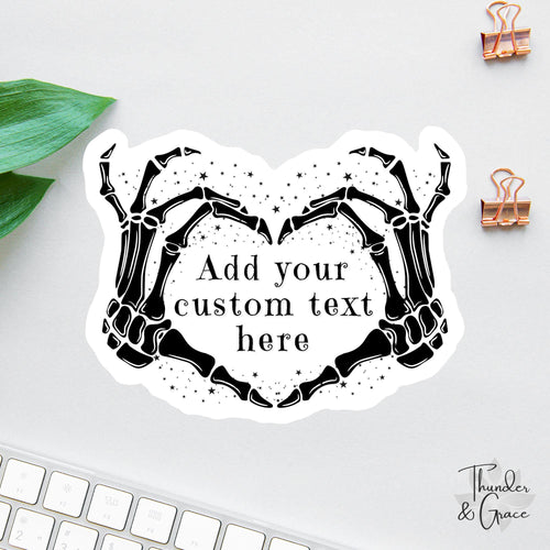 Custom Text sticker, car for women