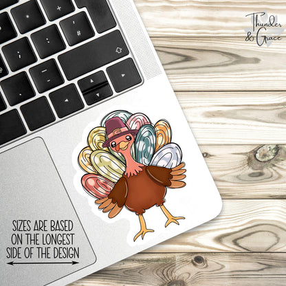Cute Thanksgiving sticker – view 2