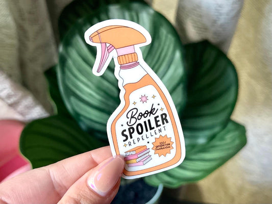 Book Spoiler Repellent sticker