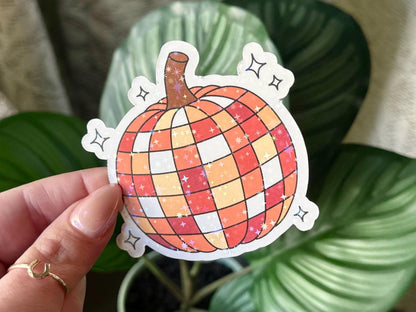 Disco Pumpkin sticker – view 2