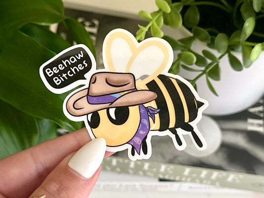 Beehaw Bxtches sticker, country style
