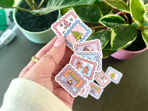 Holiday Stamp sticker