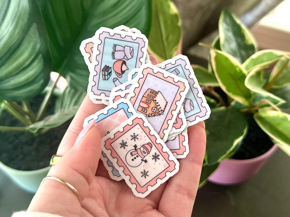 Holiday Stamp sticker – view 2