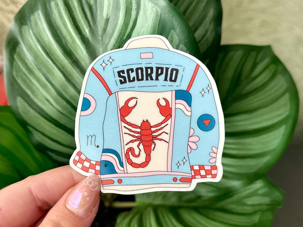 Scorpio Jacket sticker