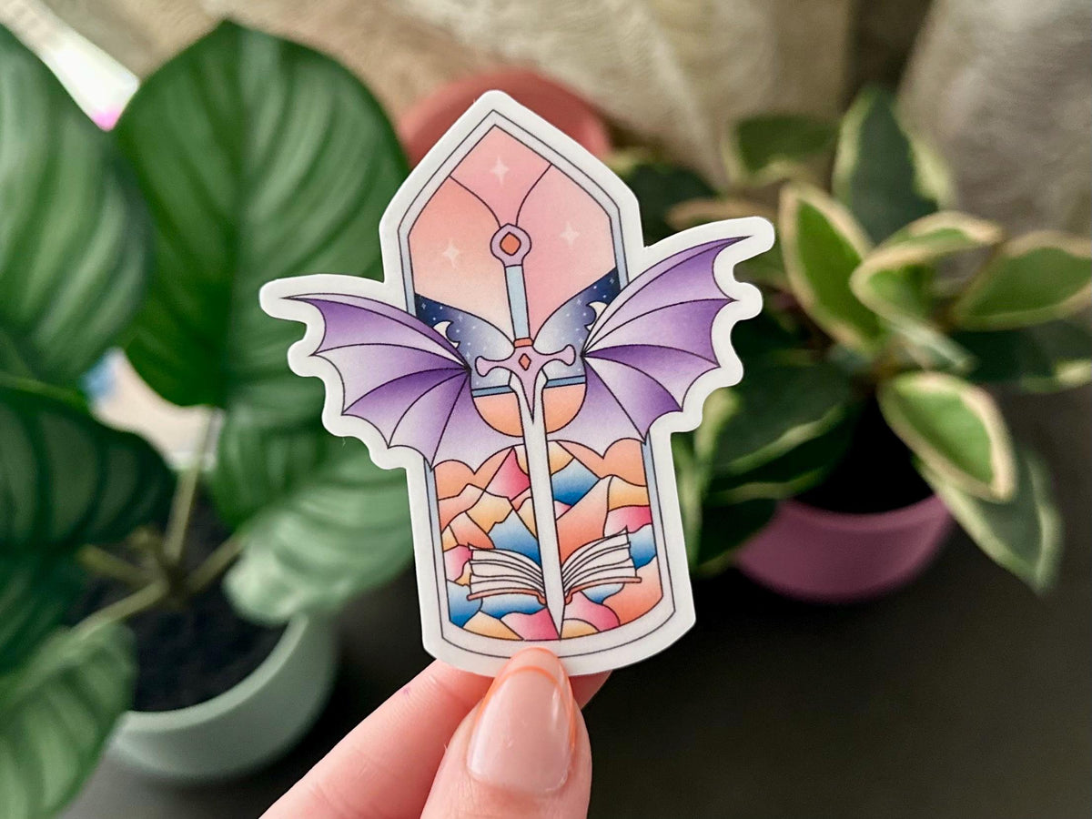 Fantasy Stained Glass sticker