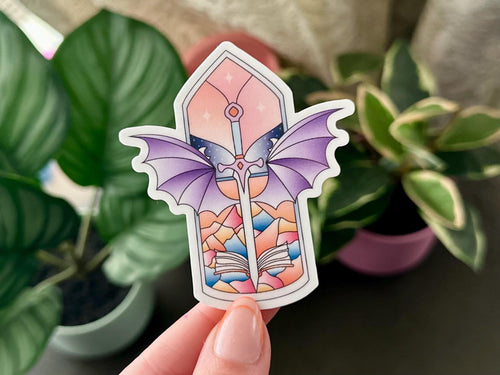 Fantasy Stained Glass sticker