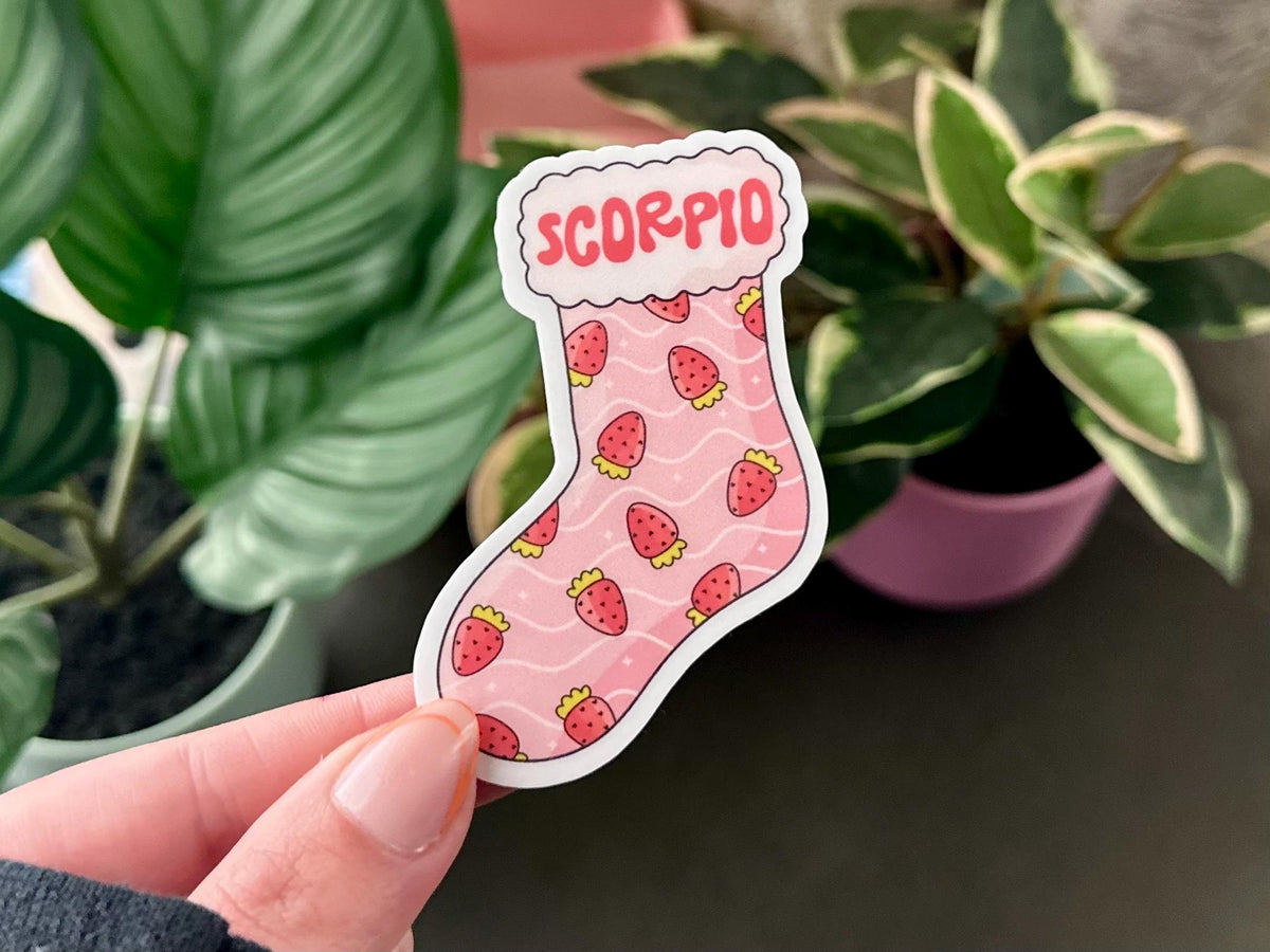 Scorpio Stocking sticker