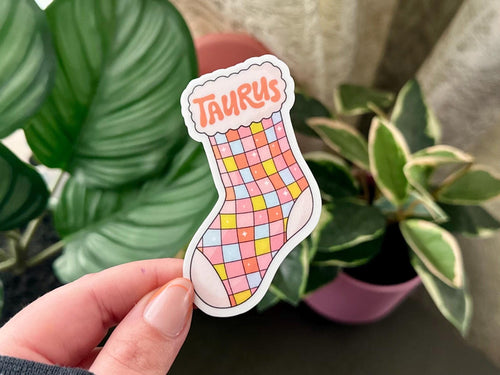Taurus Stocking sticker