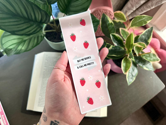 Strawberry Bookmark sticker