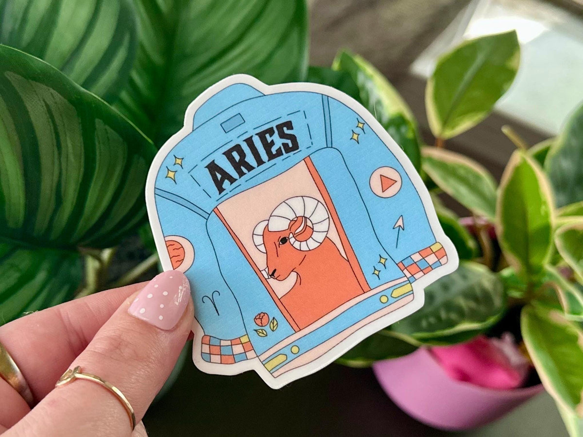 Aries Zodiac sticker