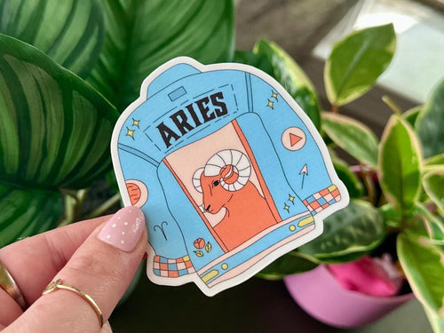 Aries Zodiac sticker