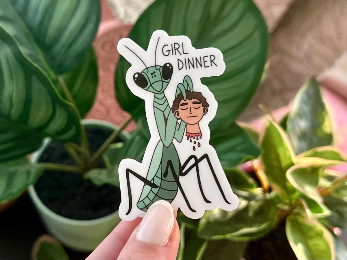 Girl Dinner sticker