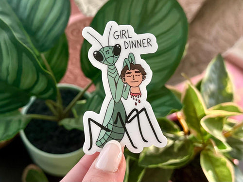 Girl Dinner sticker