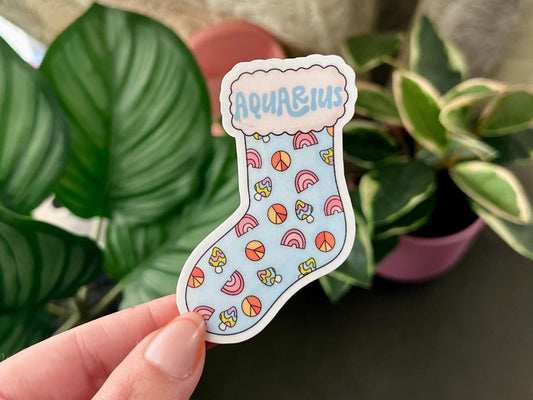 Aquarius Stocking sticker