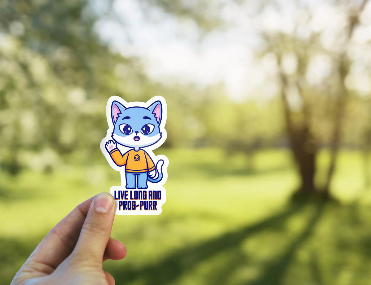 Live Long and Prosper (Prospurr) sticker, star fans – view 3